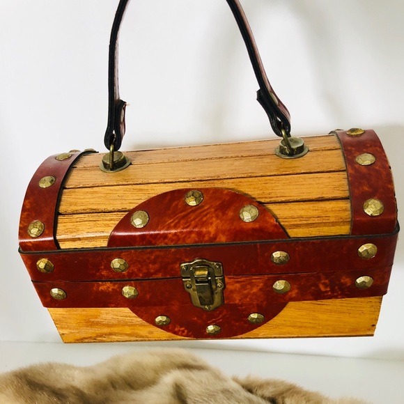 MR. R Vintage Made in Japan 1970's Wood  BOHO - Picture 1 of 7